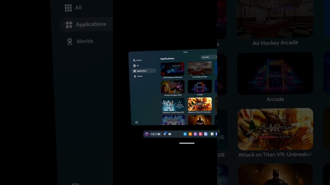 Hide Games In Meta Quest 3 library  