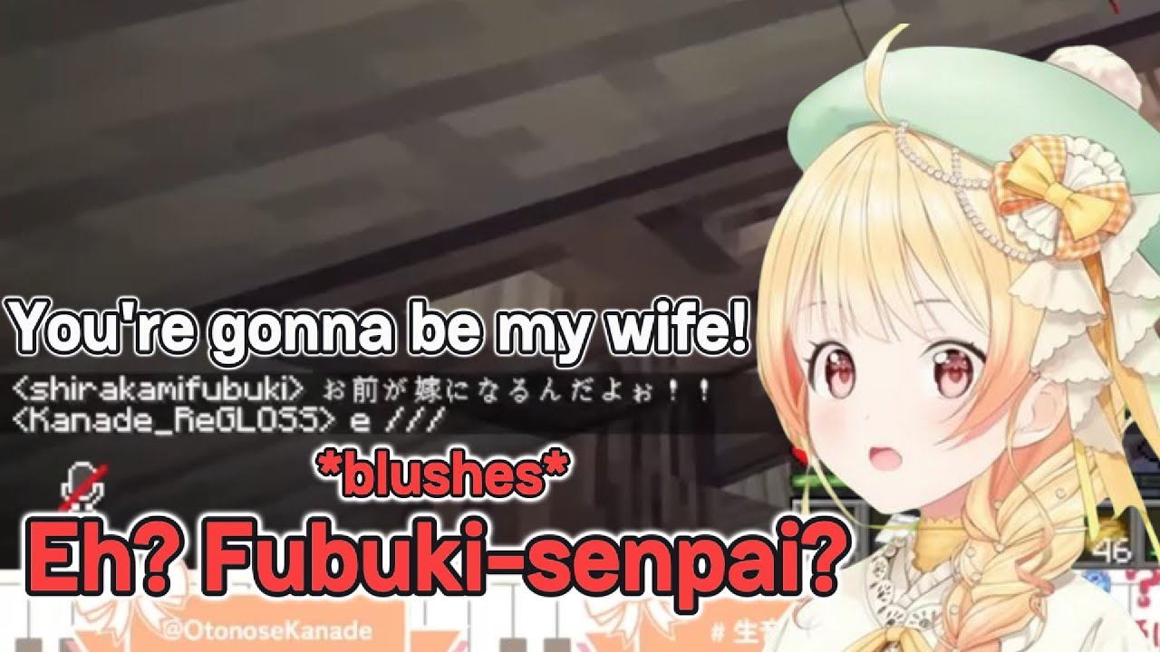 Kanade didn't expect Fubuki to flirt back and it caught her off guard