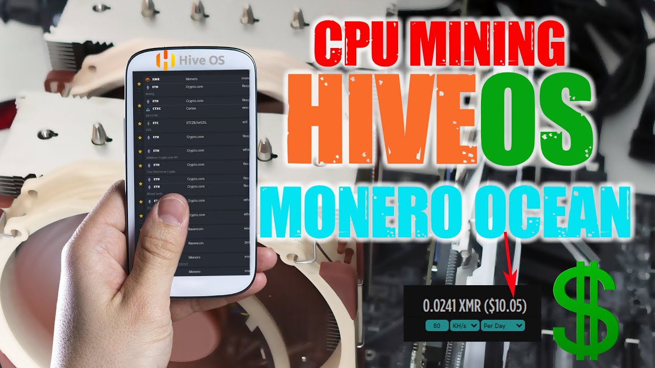 Майнинг на CPU HiveOS | MoneroOcean