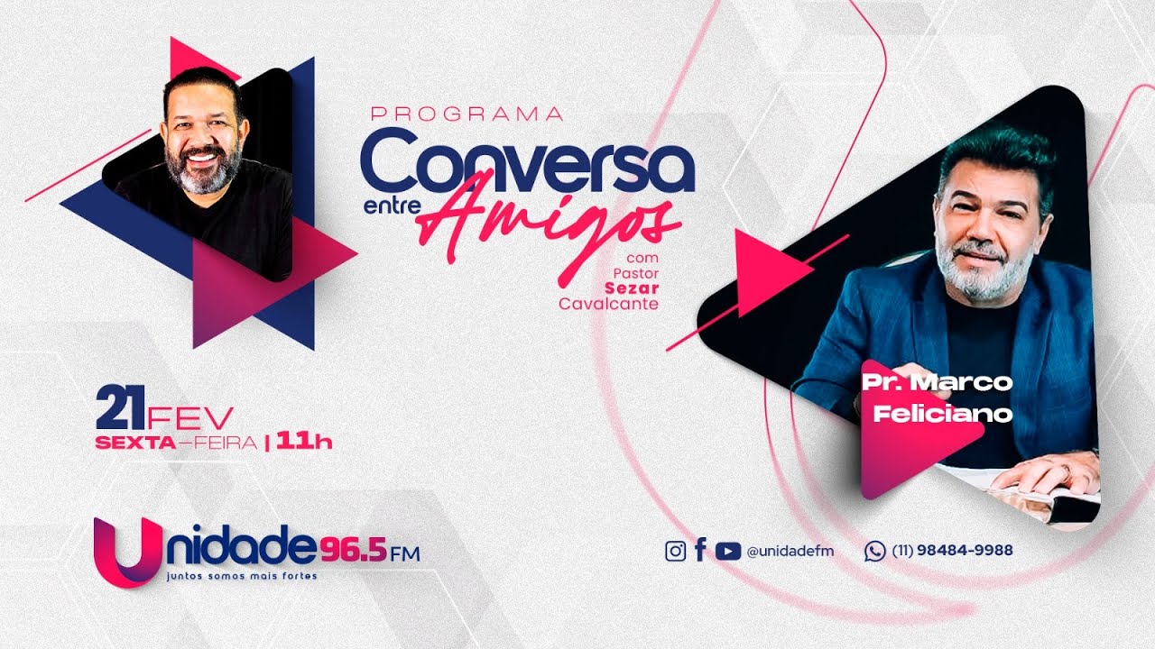 CONVERSA ENTRE AMIGOS - COM O PR. E DEPUTADO MARCO FELICIANO