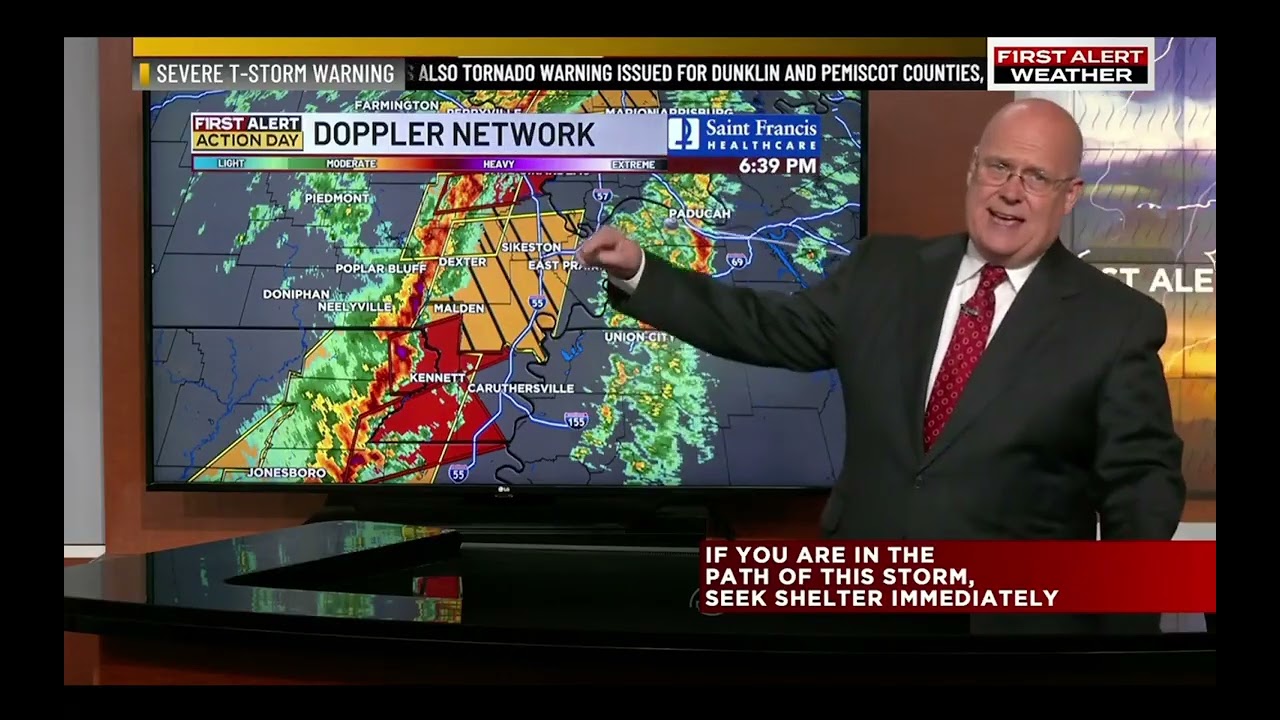KFVS 12 Heartland News Severe Weather Coverage March 15, 2026
