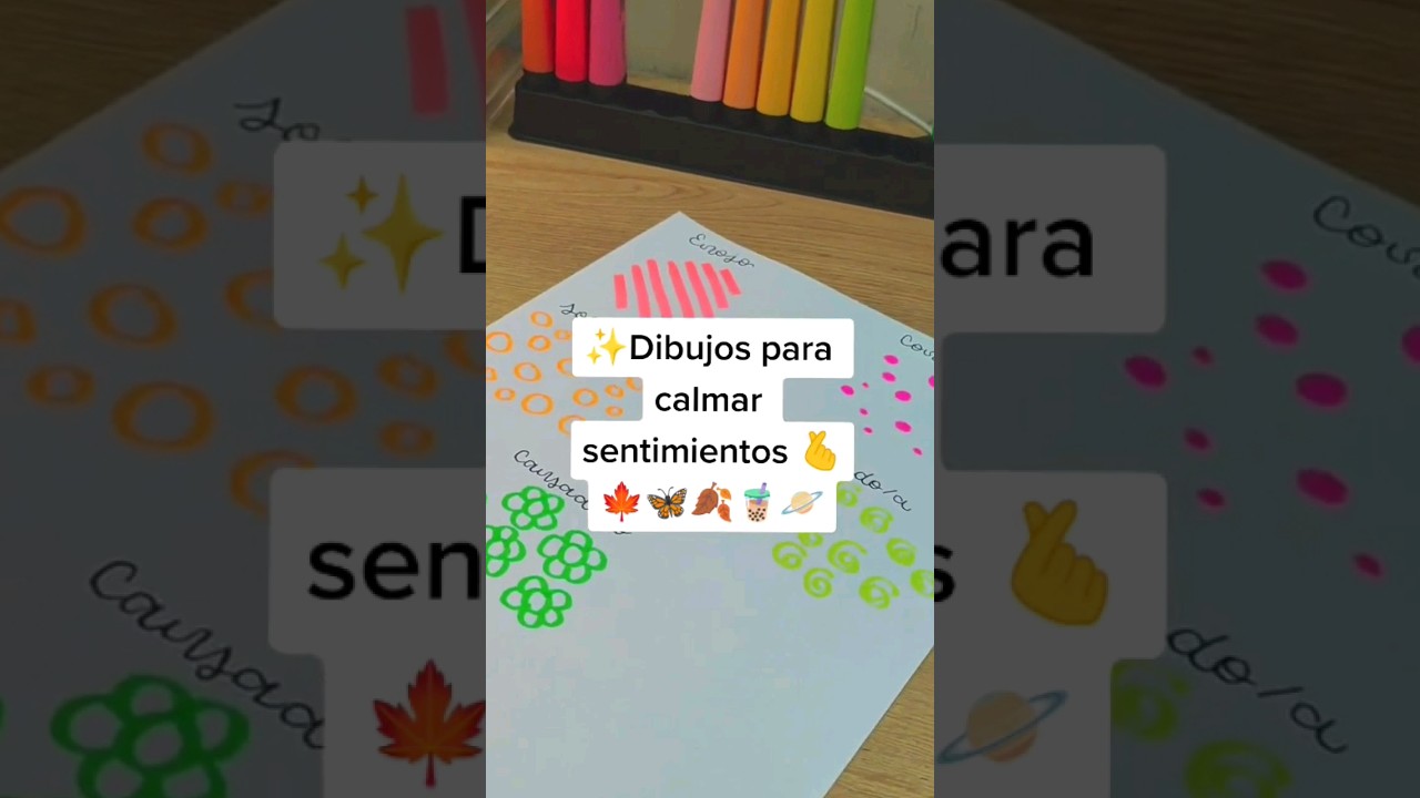 🌈🦋Dibujos para calmar un poco tus sentimientos y emociones de una manera r&aacute;pida. 🍂🍁