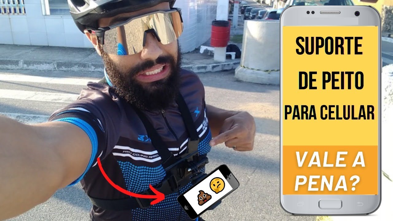 SUPORTE DE PEITO PARA CELULAR SMARTPHONE COM MOTOROLA G6 / PENAESTRADABIKER