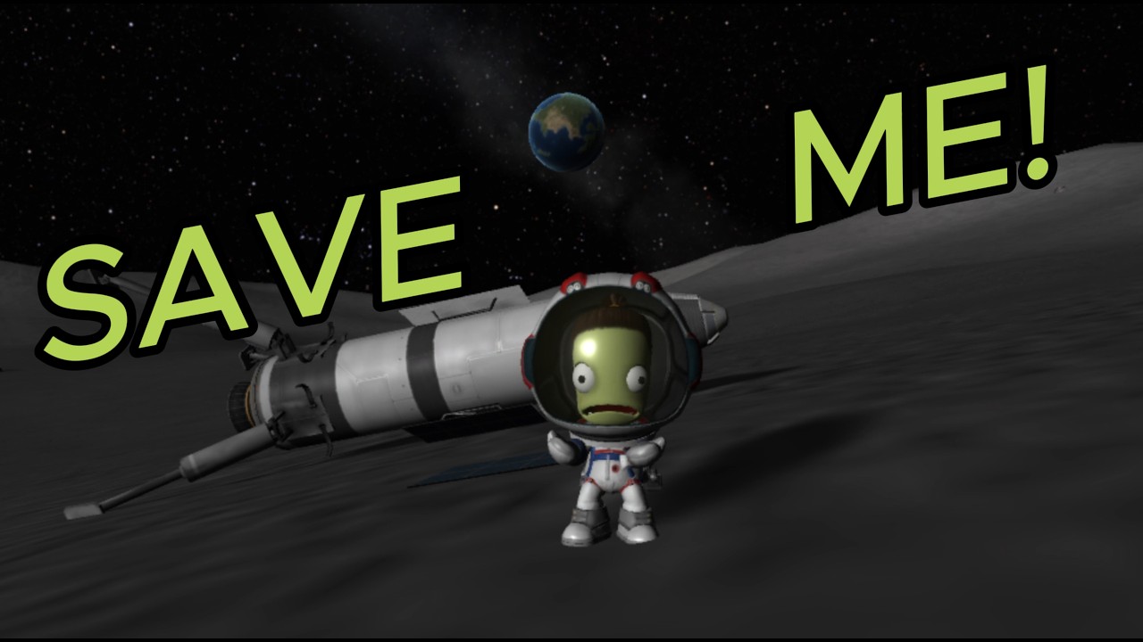 How to rescue a Kerbal from the Mun!