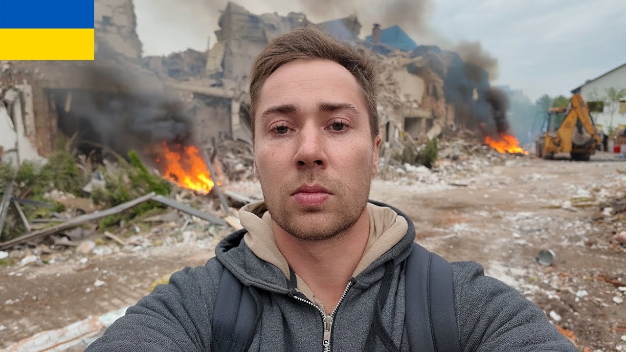 Moments After Russian Missile Attack on Kyiv, Ukraine | Our Stressful Night in a Shelter