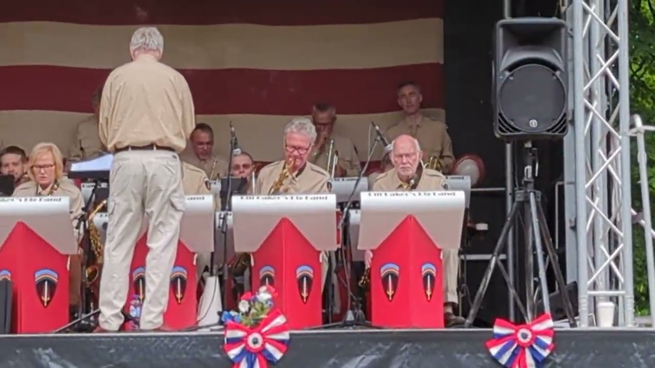 optreden Bill Bakers Big Band tijdens opendag BB museum Rijswijk