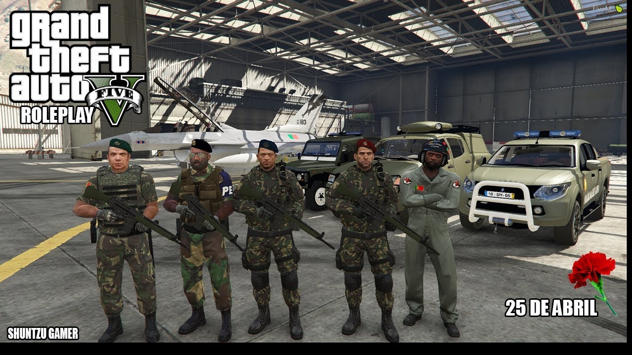 LIVESTREAM #317 👉 GTA V RP - DESFILE DAS FORÇAS ARMADAS - 25 DE ABRIL SEMPRE