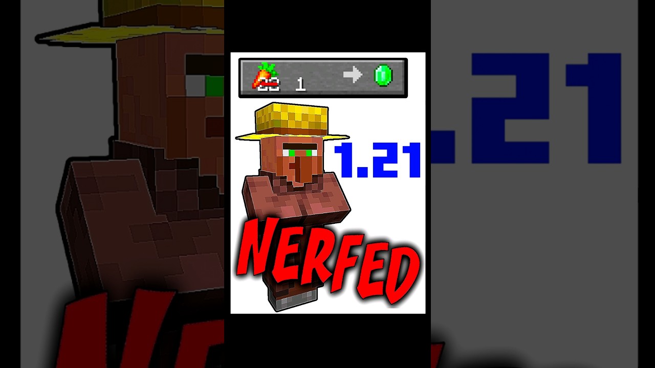 1.21 Minecraft brings Villager NERF