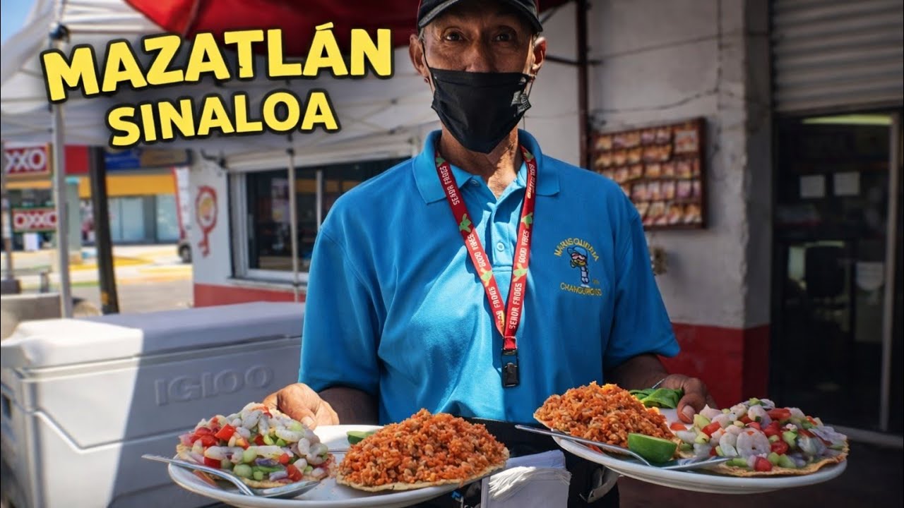 En busca de la mejor comida callejera en Mazatlan!! La Cahuamanta y El Changuirongo