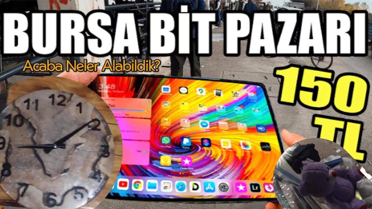 Bursa'nın Bit Pazarı, Pazar Nerede? | Ne Alırsan 150 TL | Neler Aldım Neler