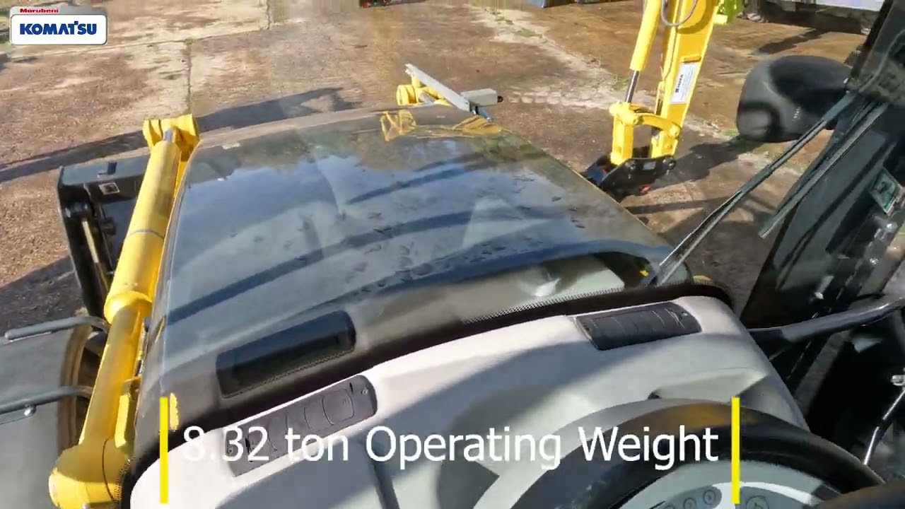 We have a Ultra low hours Used Komatsu WB97R-8 Backhoe Loader for sale – 2022 with ONLY 29.9 hours!!