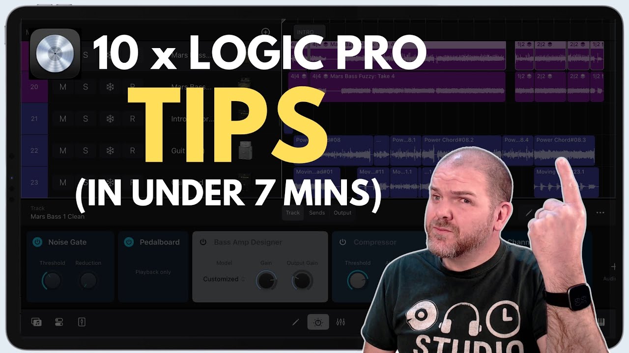 10 ГЛАВНЫХ СОВЕТОВ по Logic Pro для iPad (издание 2025 года)