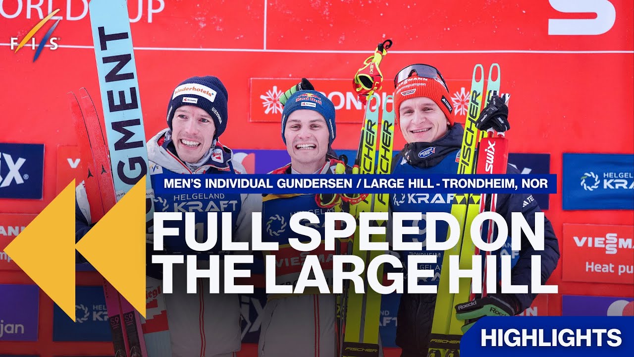 FULL SPEED ON THE LARGE HILL | Highlights | FIS Nordic Combined