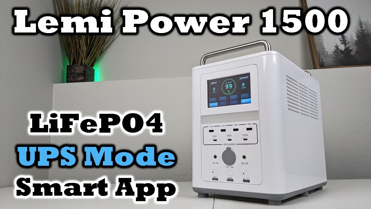 LemiPower 1500 &ndash; Moc LiFePO4 w podr&oacute;ży! Bogaty w funkcje &ndash; pełne testy i recenzja