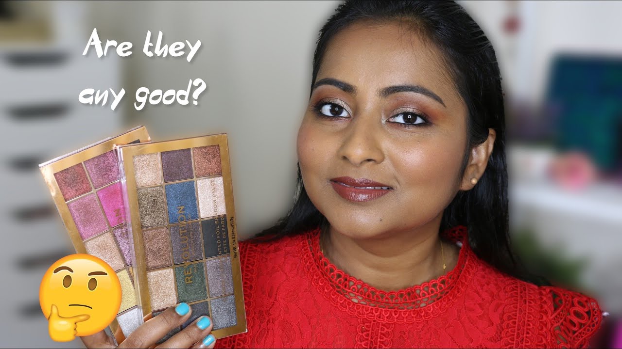 Makeup Revolution Foil Frenzy Palettes | Are they any good? Review and Swatches