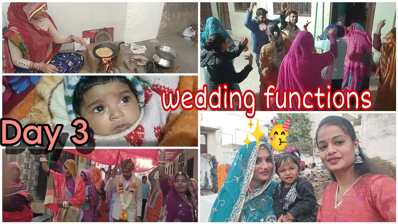 Day 3🥳 wedding functions ✨ beru ki jaat 🎉 Wedding dance 