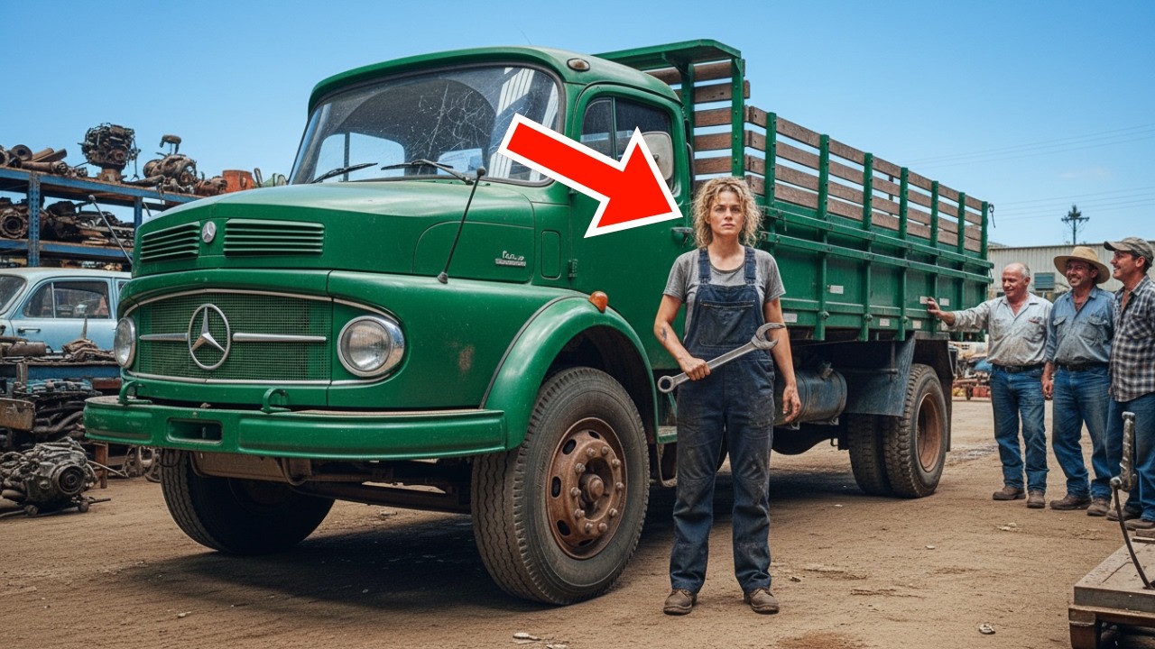Dieser Forstlastwagen wurde jahrelang vergessen — bis die Mechanikerin die Motorhaube öffnete