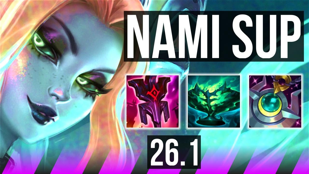 NAMI & Lucian vs PYKE & Miss Fortune (SUP) | EUW Master | 26.1