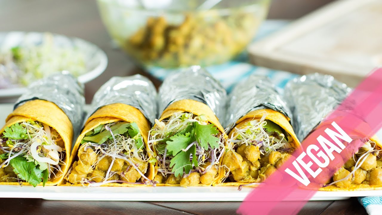 VEGAN CURRY CHICKPEA WRAPS (MAKE-AHEAD LUNCH IDEA) | RECIPE
