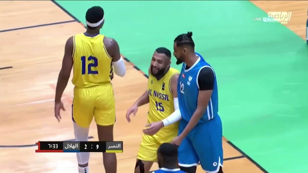 النصر - الهلال ( بطولة المربع الذهبي لكرة السلة 2023 - 2024 ) المرحلة الأولى