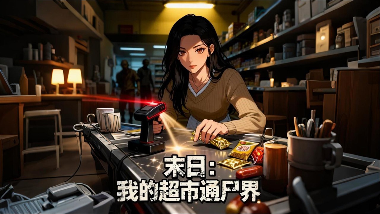 喪屍撞碎玻璃門的那一刻，我舉起了手中的掃碼槍——屏幕上跳出價格：收購喪屍，出價一包方便麵......#诡异末世#末日求生#末日丧尸#极限求生#末世求生##国漫#ai漫剧#