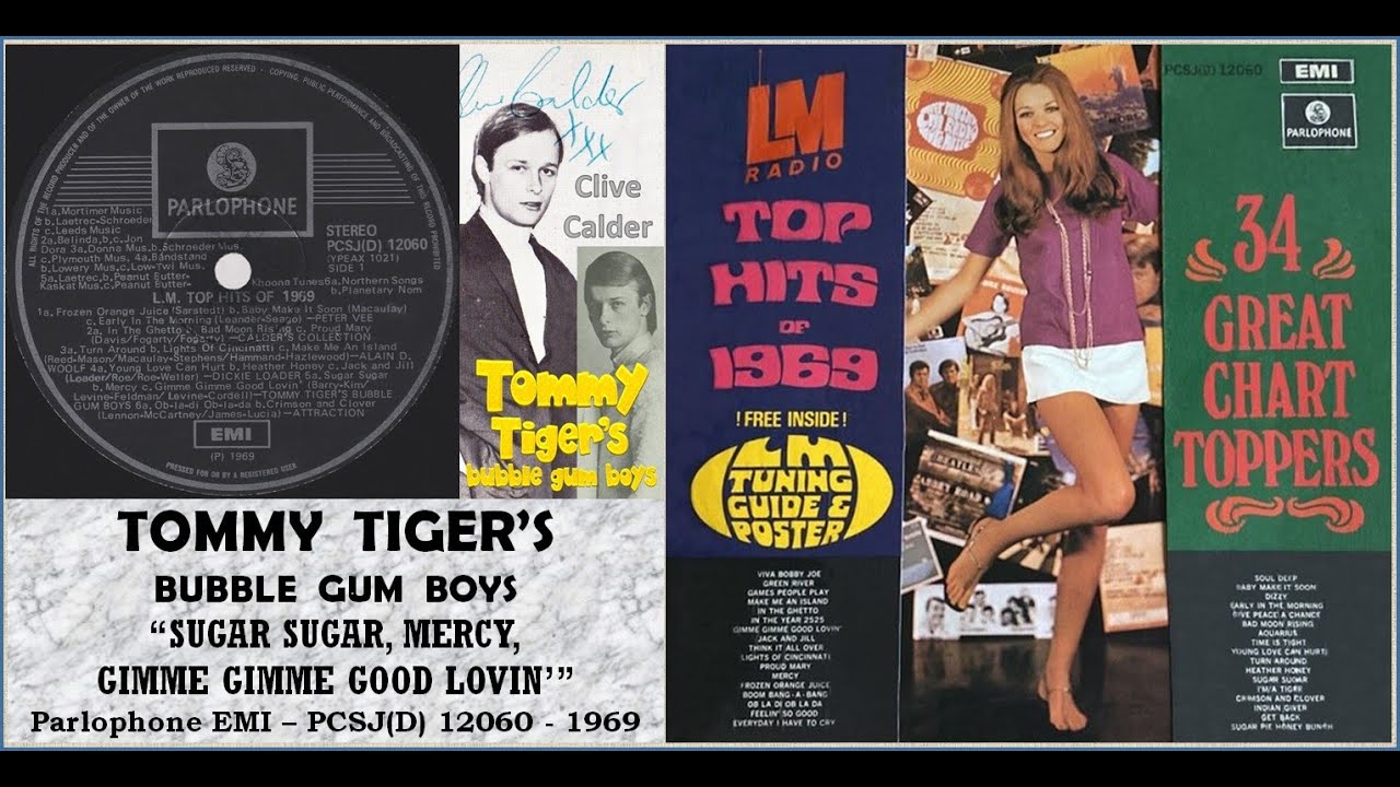 Sugar Sugar, Mercy, Gimme Gimme Good Lovin' - Tommy Tiger's Bubble Gum Boys