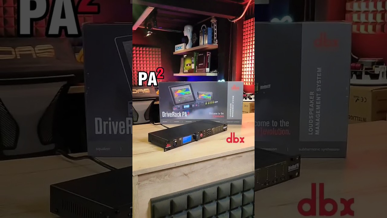 dbx driverack pa&sup2; || dbx speakers menejment divise || #dbx2 #driver #rack #pa3
