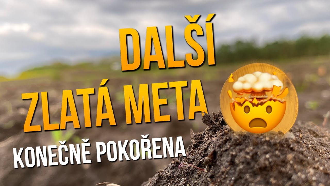 Zlatá mince, která byla další metou pokořenou s detektorem kovů