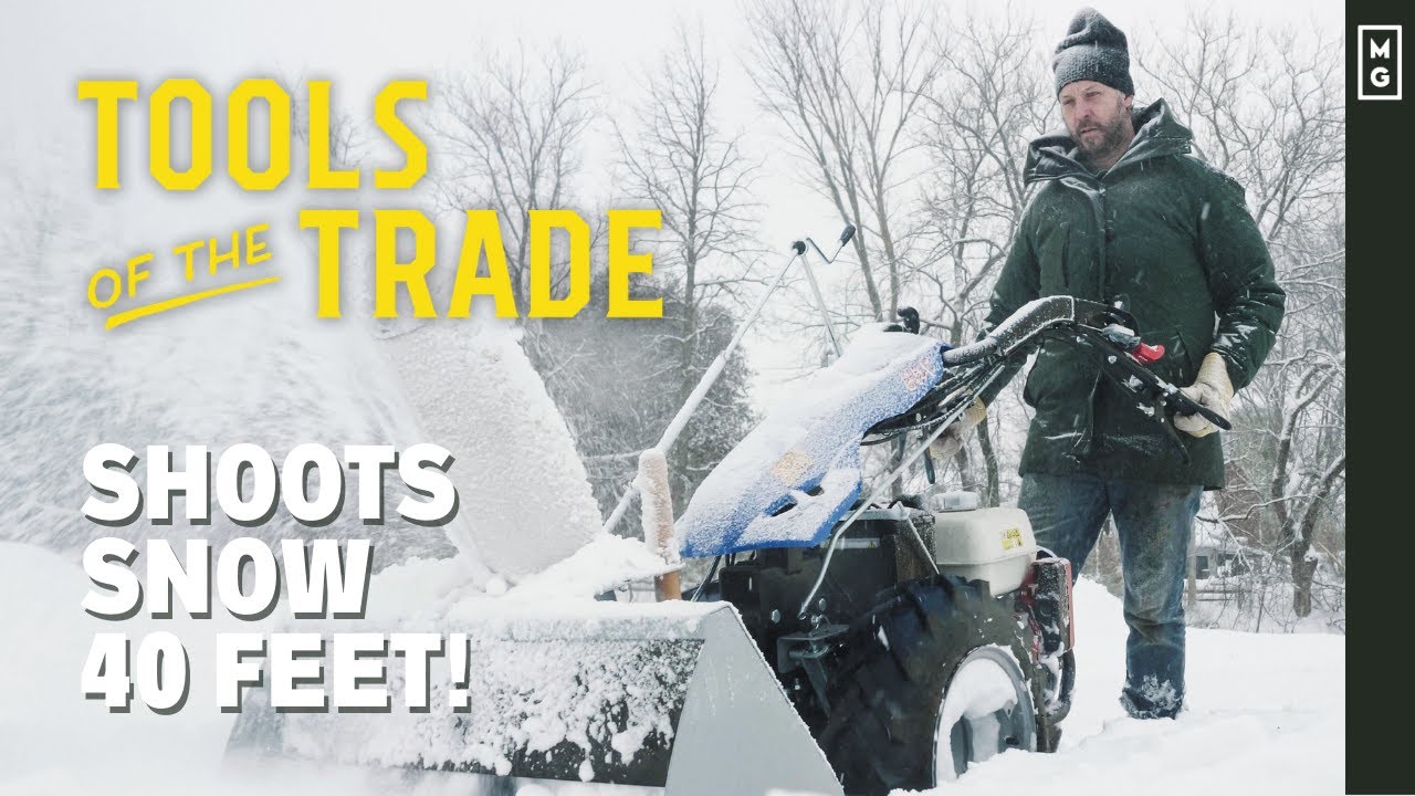 Как я справляюсь со снегом на приусадебном участке | BCS Snow Thrower