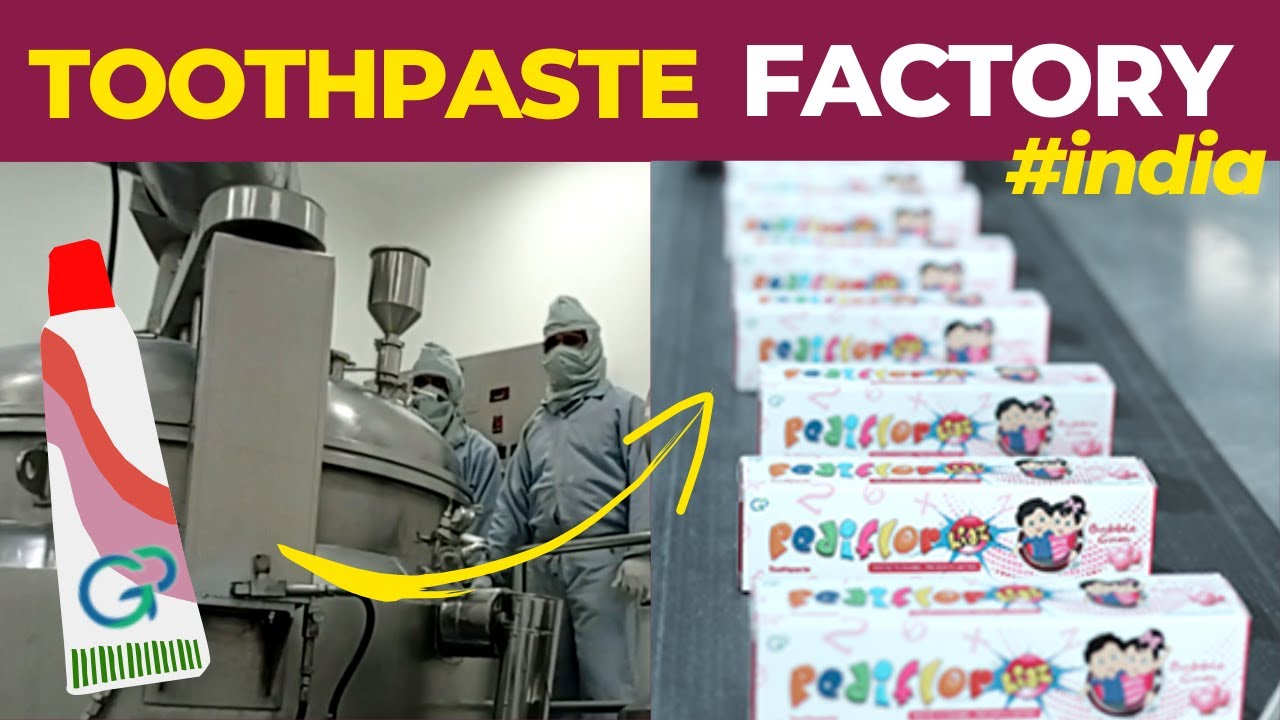 How Toothpaste Is Made| How It's Made | Indian Toothpaste Factory @GroupPharma