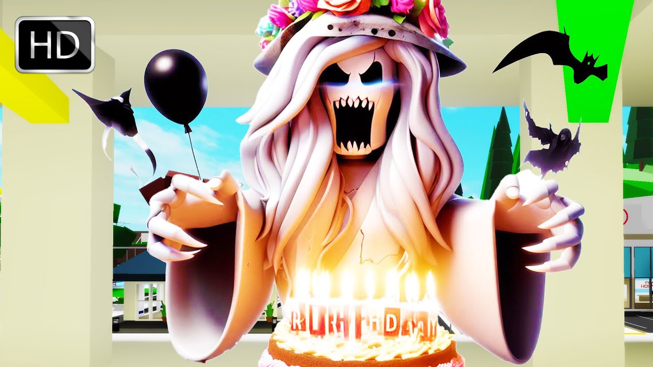 Roblox BrookHaven RP The Cursed Birthday Girl (Scary Full Movie)