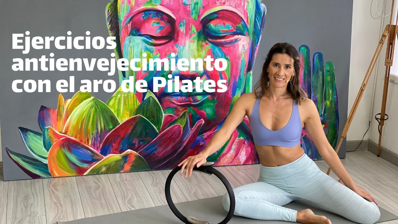 Ejercicios antienvejecimiento con el aro de pilates