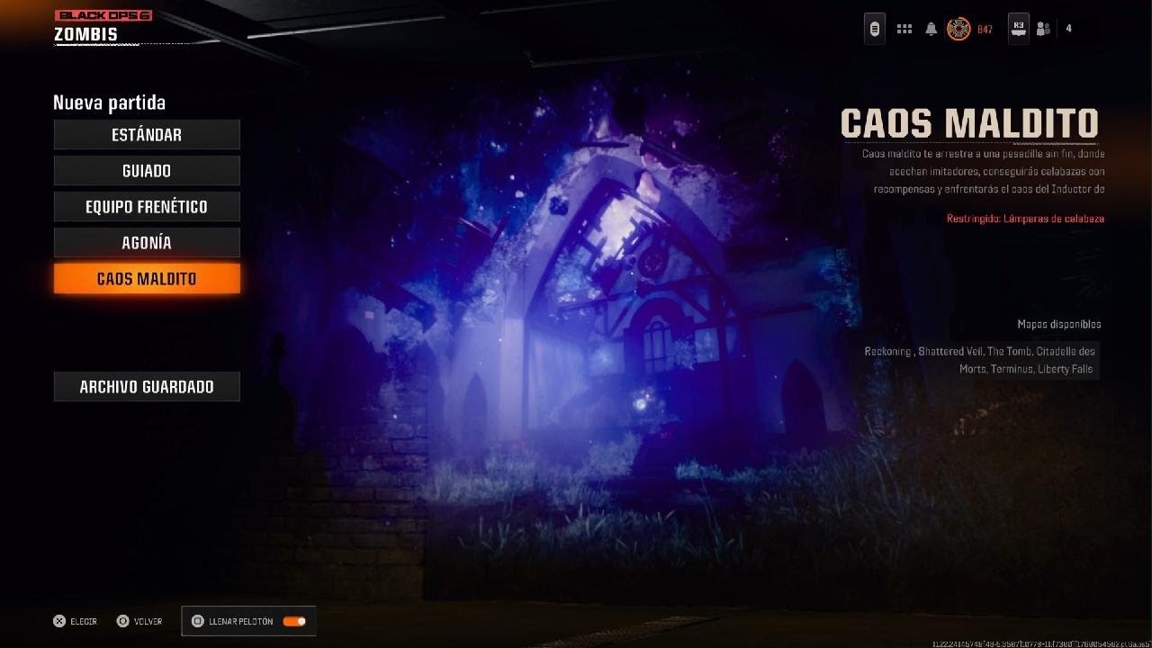 CAOS MALDITO en THE TOMB, Ronda 30 - BO6 [ZOMBIES] - @Angel-Cazares