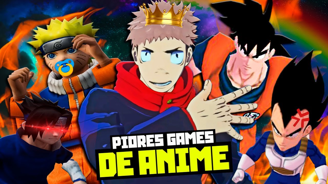 Os PIORES GAMES de ANIME 🎮🤮