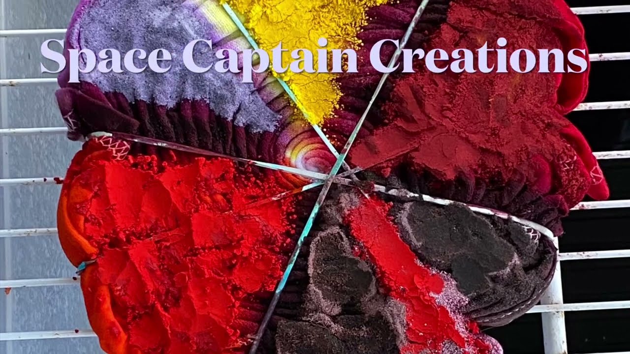 Tie Dye Reveal 8 Color Ice Dye Space Captain Creations #tiedye #icetiedye