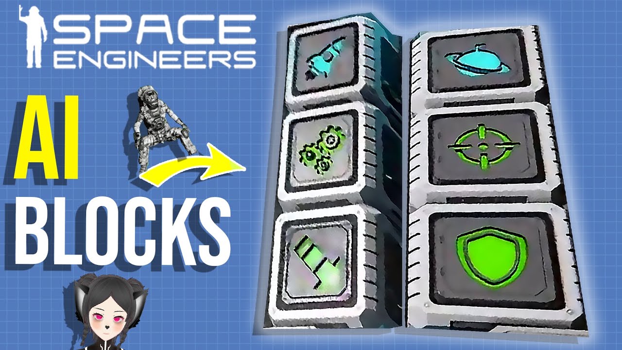Space Engineers Grid AI Update NEW Blocks Revealed by SE Creator