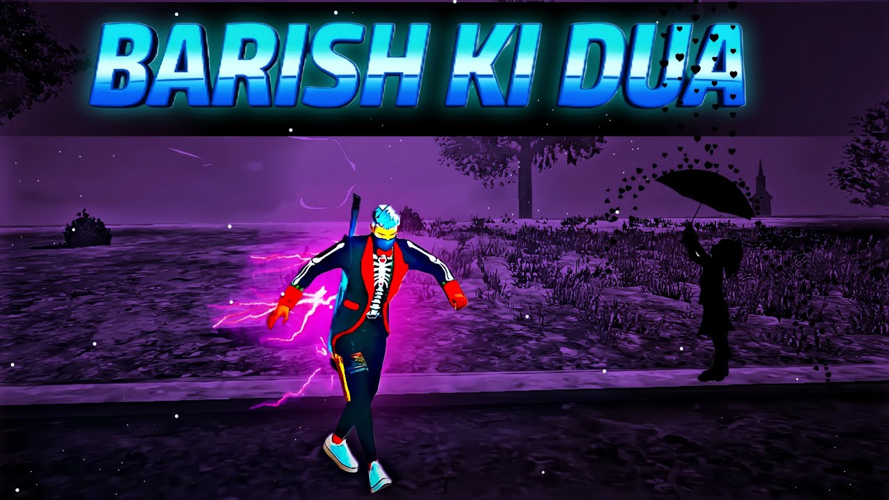 ⚡BARISH KI DUA SONG || FREE FIRE MONTAGE VEDIO EDITING