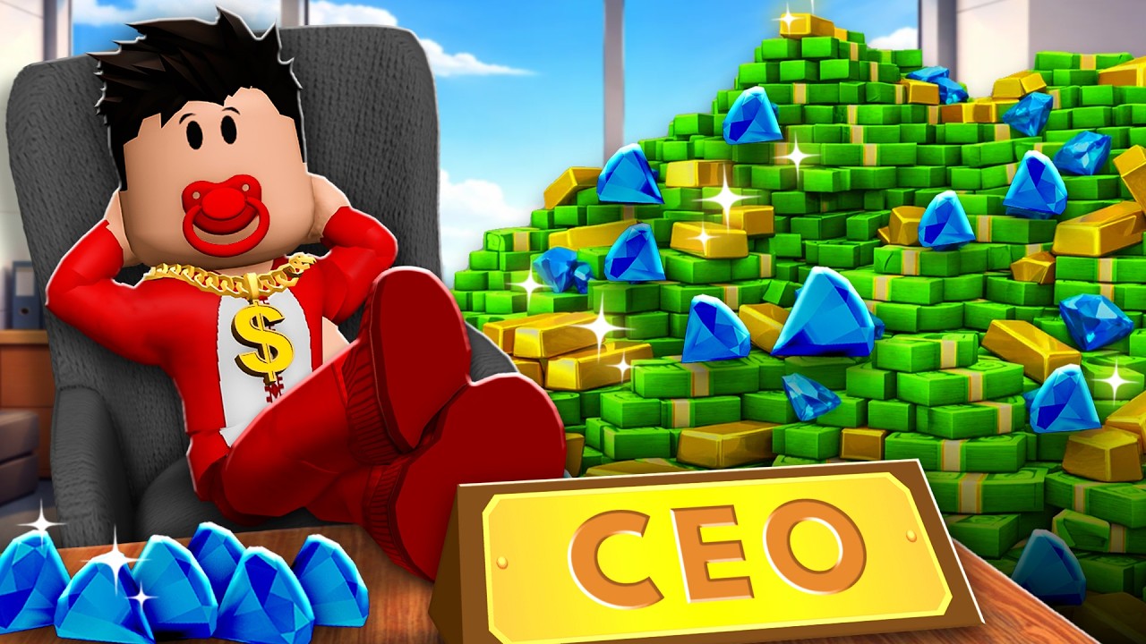 He Became The World's YOUNGEST BILLIONAIRE! (A Roblox Movie)