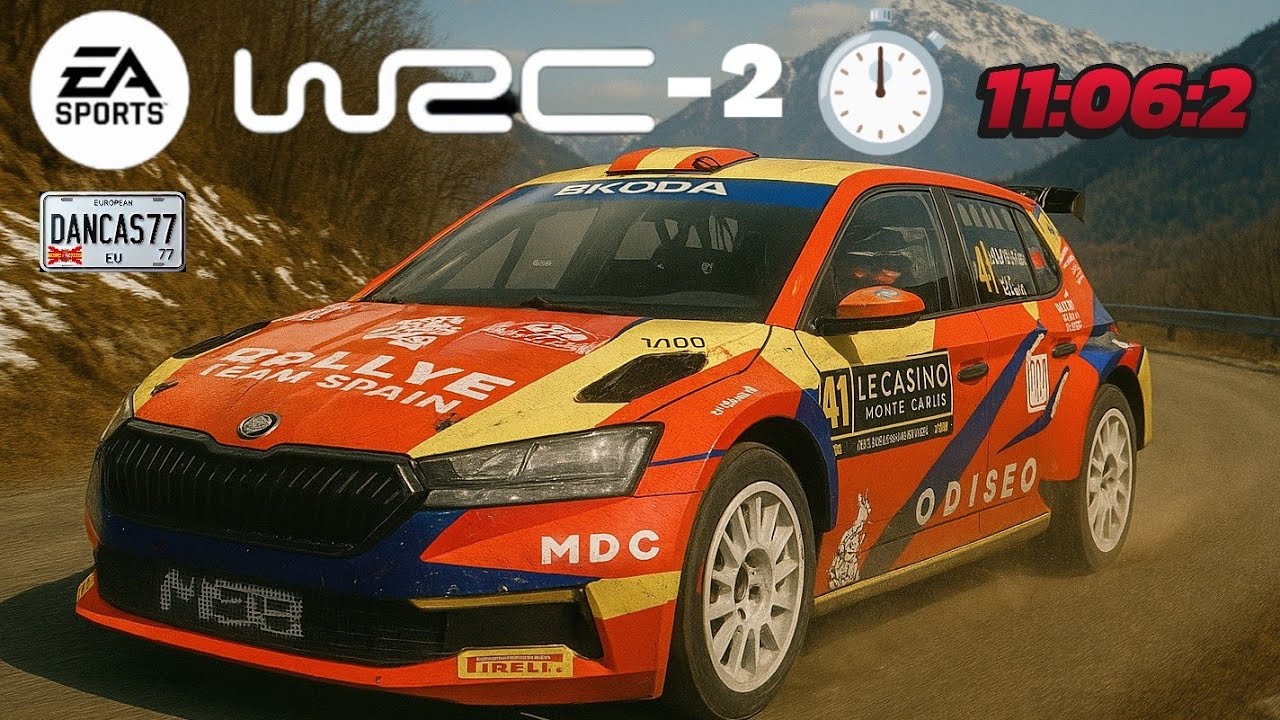 ✌️COMPARATIVA WRC-2🇲🇨TRAMO MONTE CARLO, 🇨🇿Skoda fabia 2020