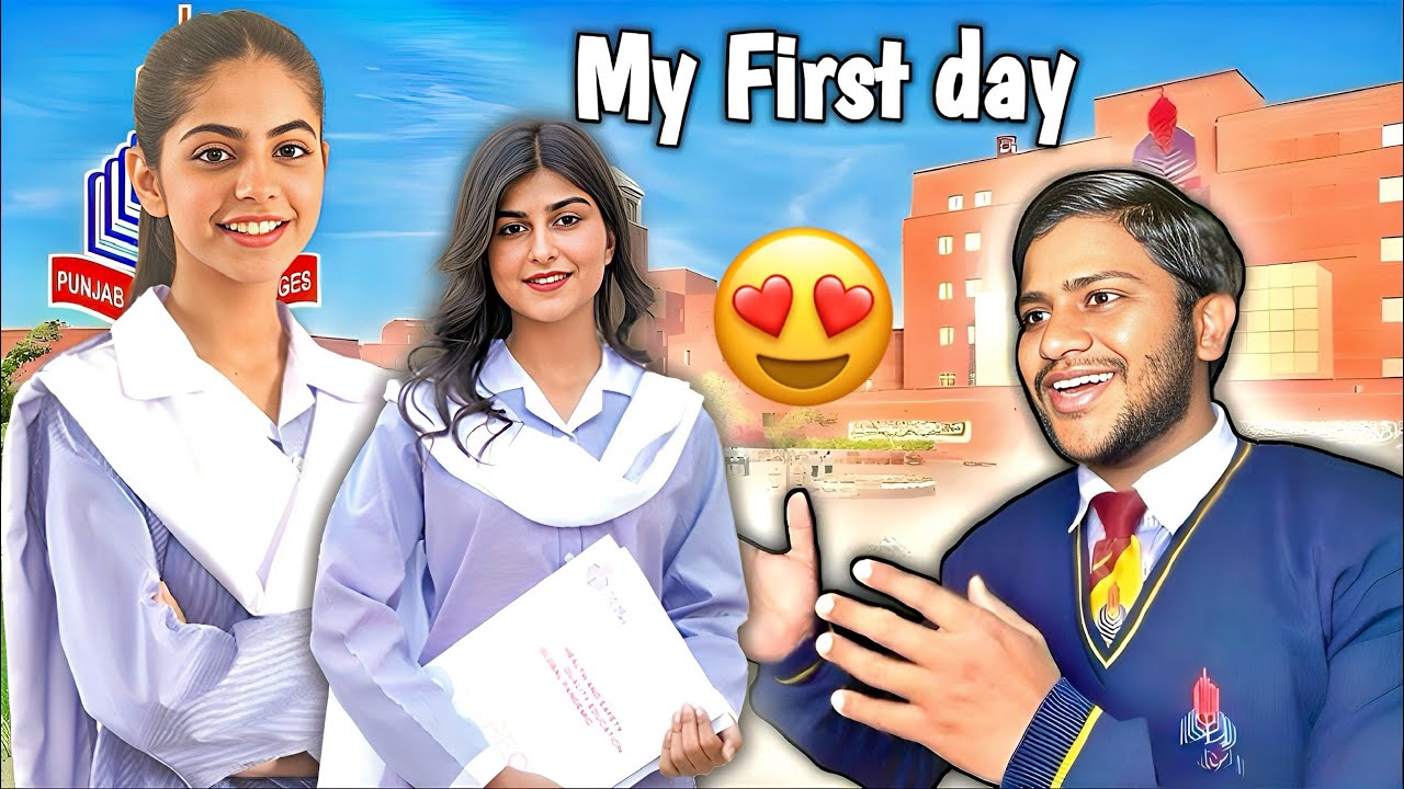 My First Day at Punjab College: Expectations vs Reality! ✨🤩