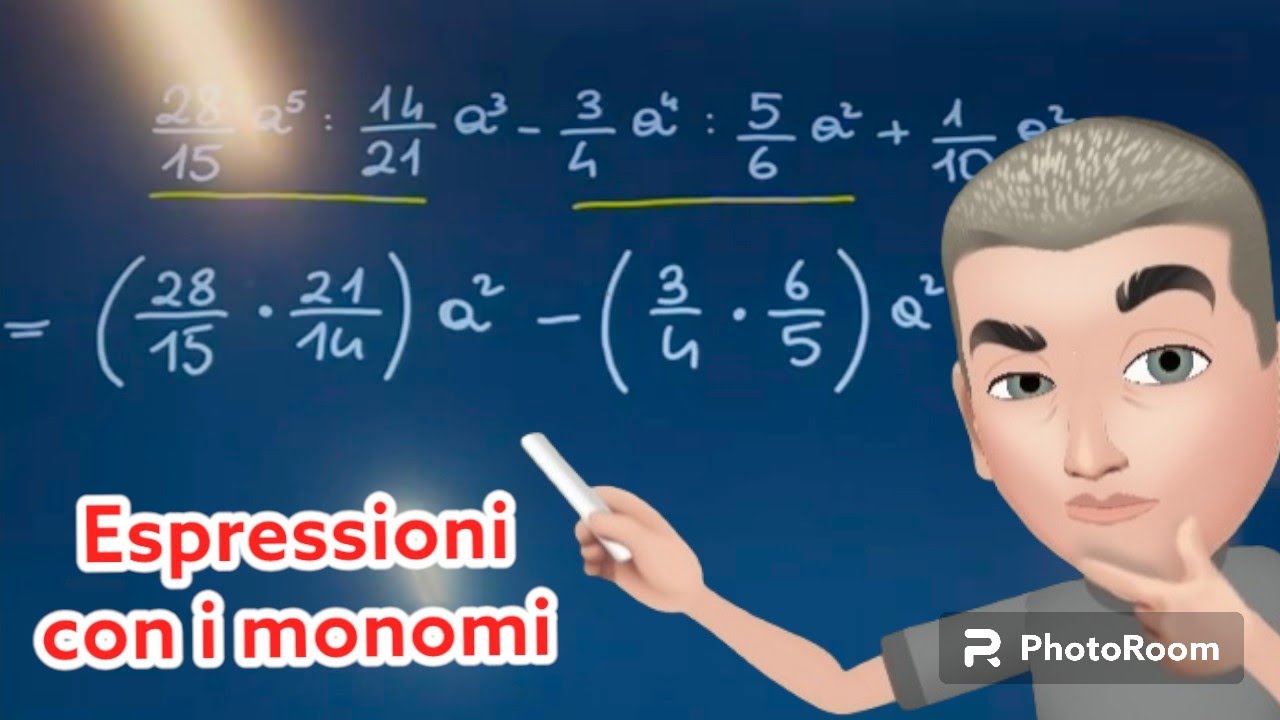 Espressioni con i monomi