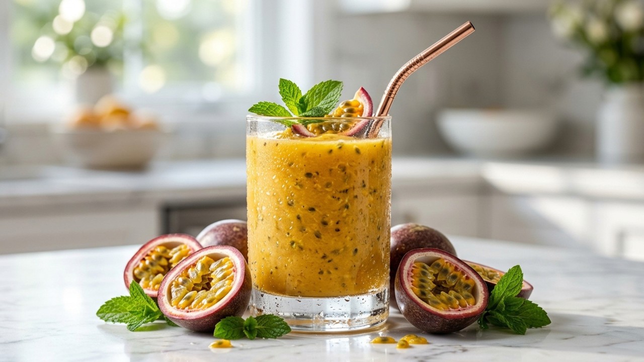 How To Make Passion Fruit Smoothie - Passion Fruit Smoothie Recipe