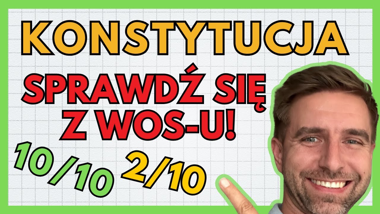 10 szybkich pytań o Konstytucję RP do Matury z WOS-u 2025 🤯