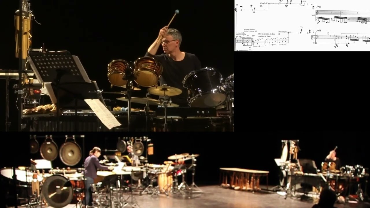Trios pour percussion  MI MII Jin xue 薛瑾