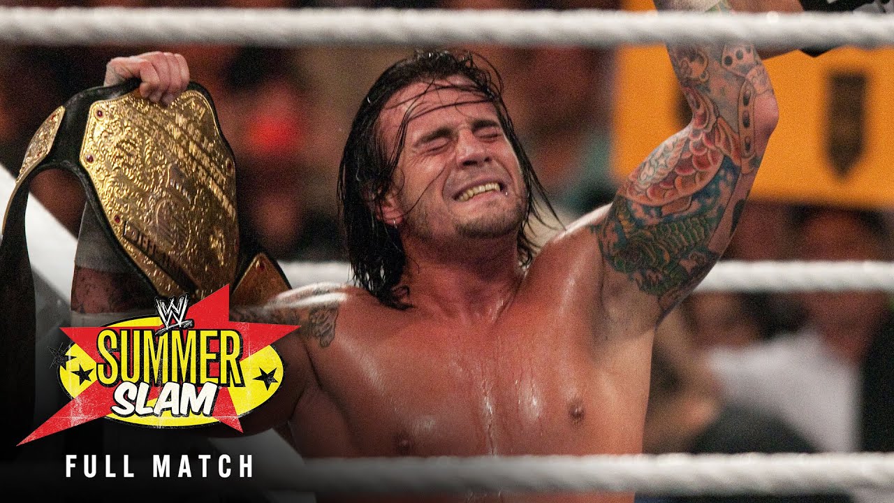 FULL MATCH — CM Punk vs. Jeff Hardy - World Heavyweight Title TLC Match: SummerSlam 2009