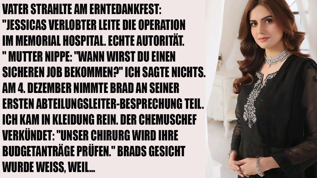 Mein Vater prahlte mit dem Klinik-Verwalter – ich bin der Chirurg, der sein Budget kontrolliert