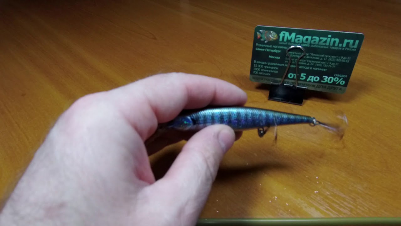 Обзор воблера Lucky Craft Slender Pointer 97MR 813 Blue Gill