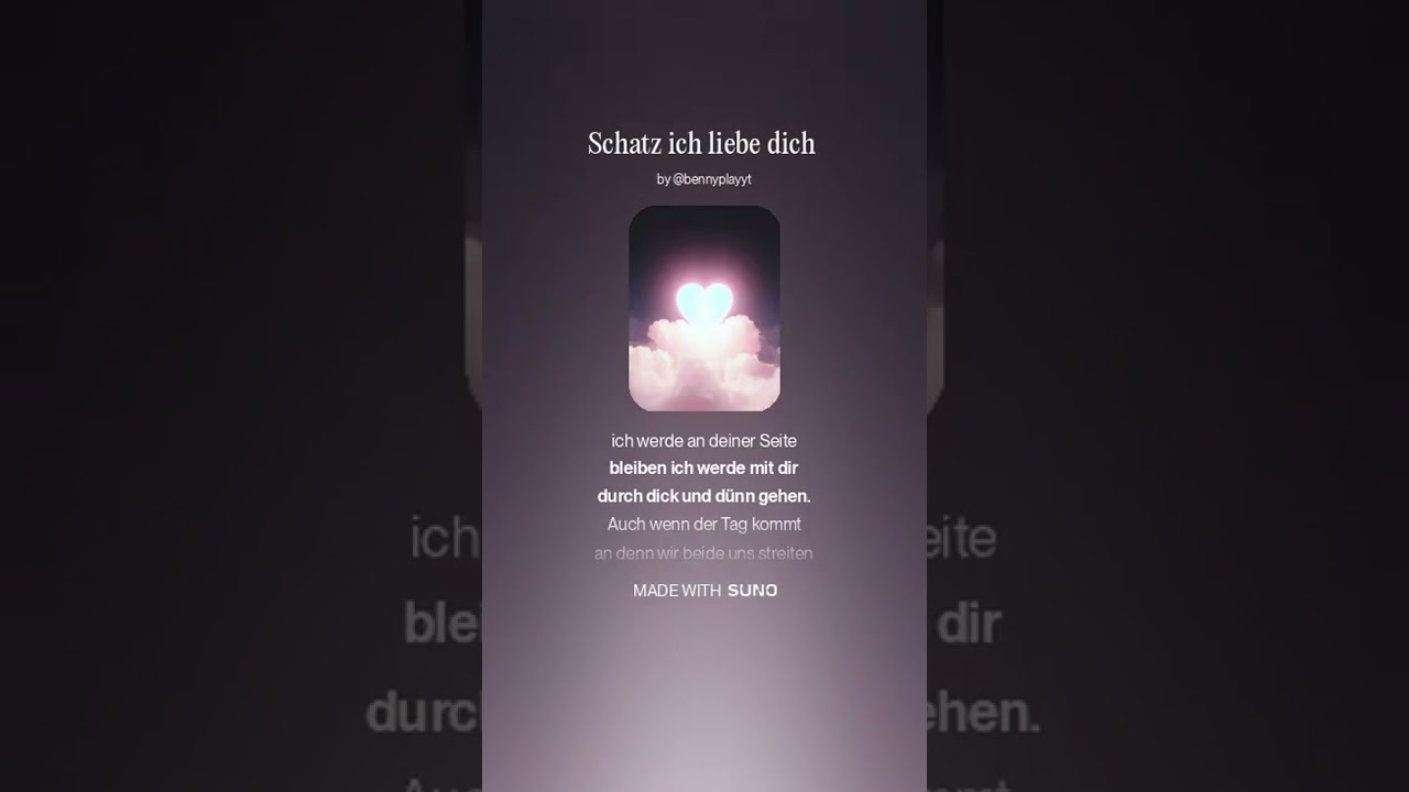 BennyPlayMusic: Schatz ich liebe dich (HD) (HQ)