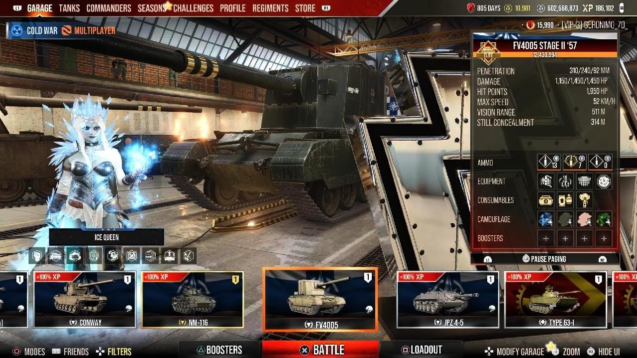 World of Tanks FV4005  No comment