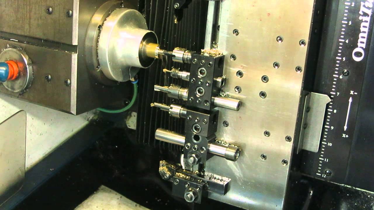 Omniturn GT-75 Series III CNC Turn Center w Bar Feed at www.machinesused.com